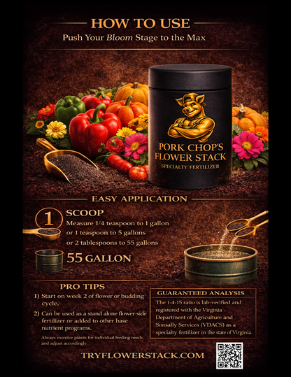 Pork Chop's Flower Stack